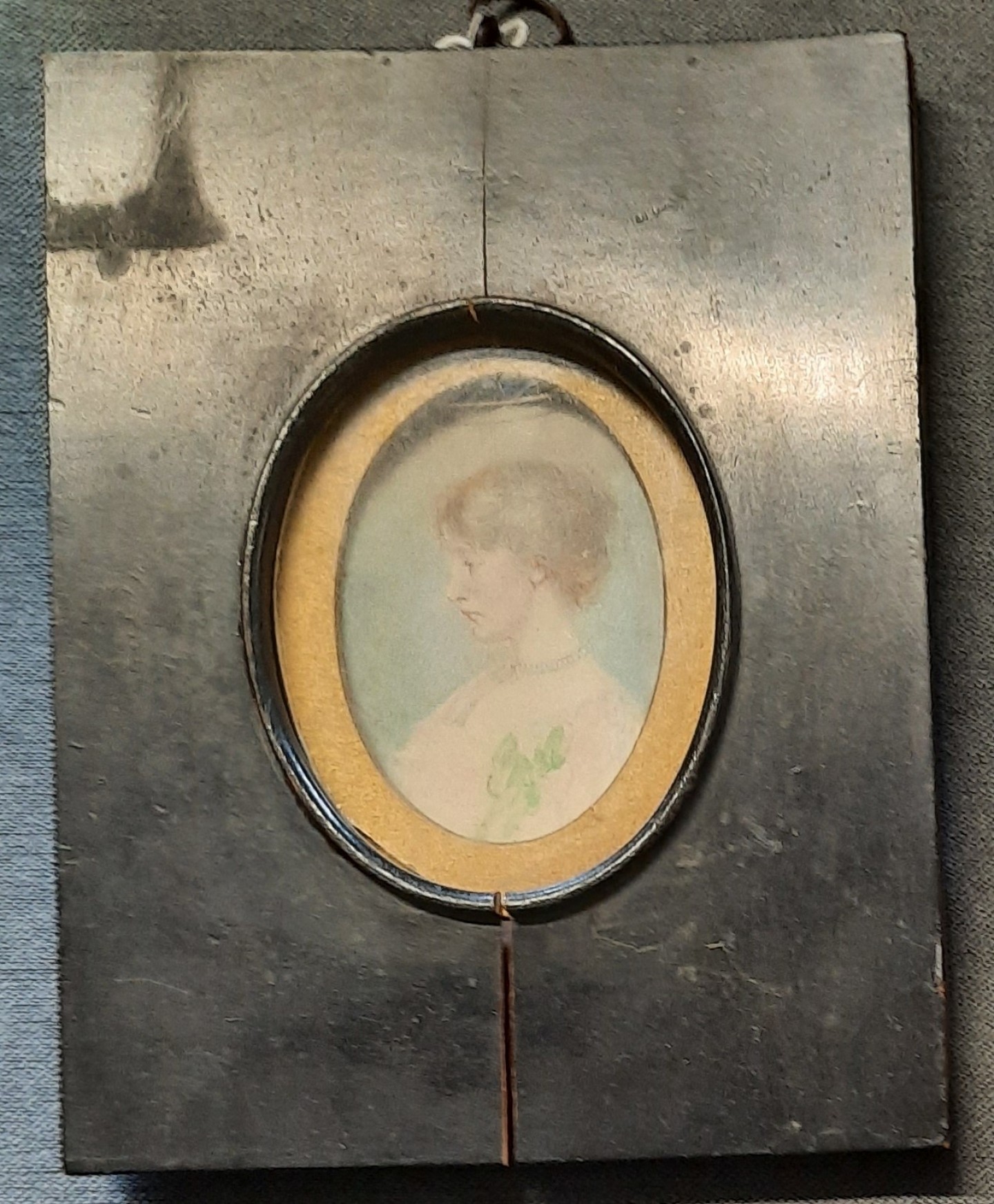 Portrait miniature of Hilda Traquair as an adolescent